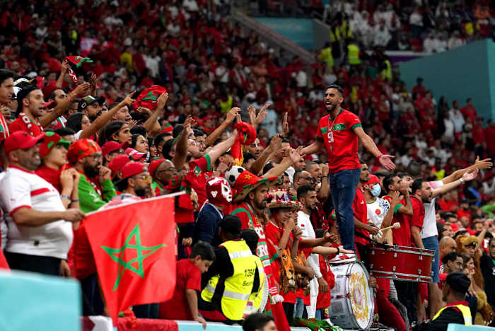55 mil hinchas de Marruecos hicieron espectacular entrada en semifinal